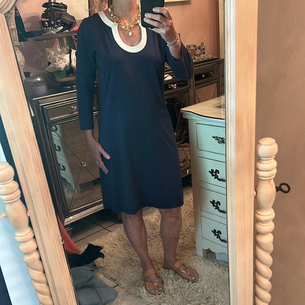 100% Pima Cotton Lilly Pulitzer Dress - Picture 3 of 10